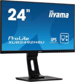 24" Inch iiyama XUB2492HSU-B1 Full HD IPS Borderless Monitor 75 Hz, 5 ms, HDMI + DisplayPort + VGA, Built-in Speakers, Low Blue Light - Image 3