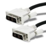 DVI Cable – Video cable for older monitors and GPUs (digital/analog).