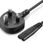 Flower-Style Power Cable – Rounded “flower head” power cable used with PCs and UPS devices.